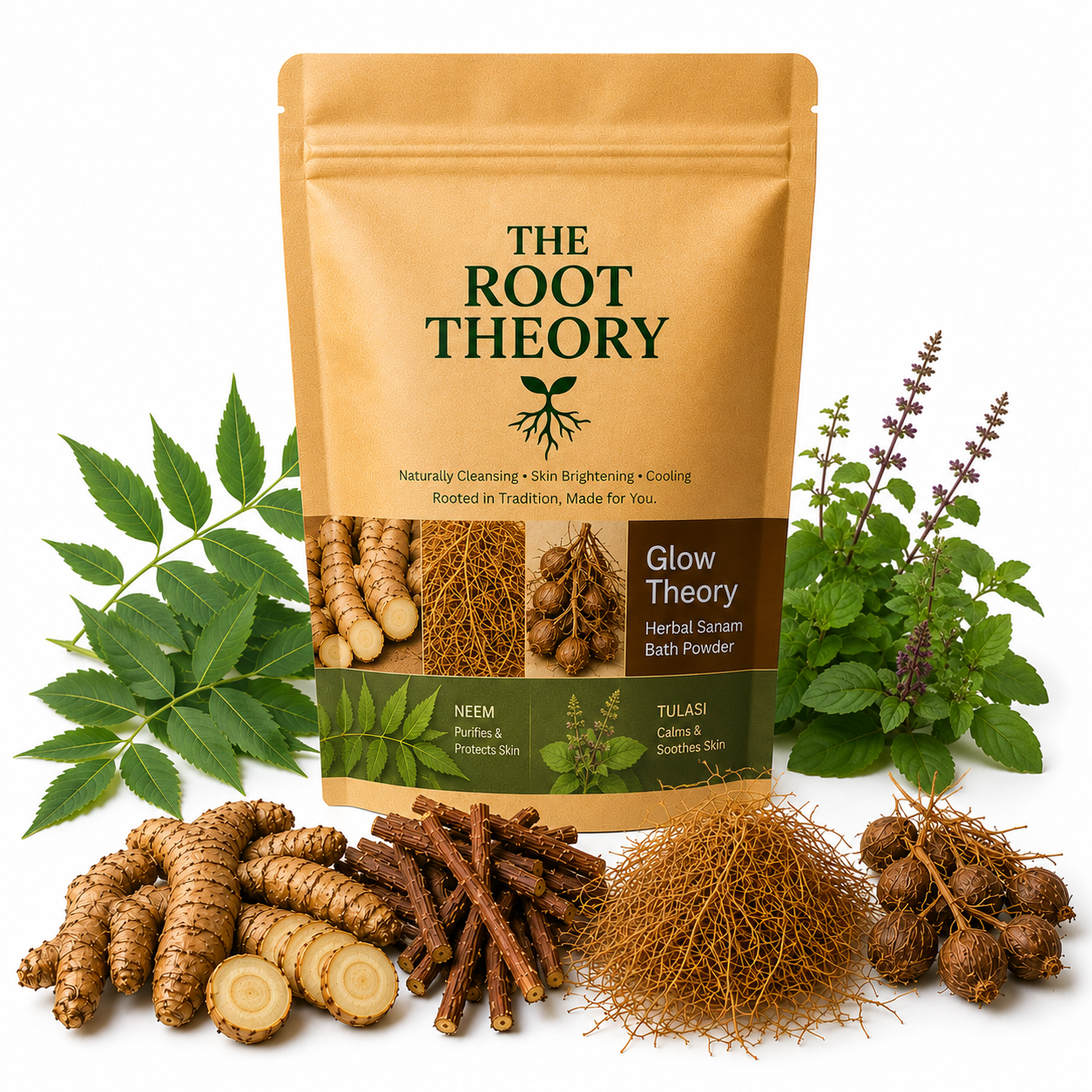 Glow Theory Herbal Sanam Bath Powder